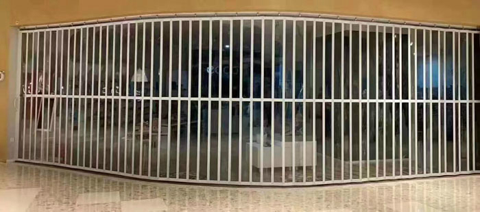 鋁合金水晶折疊門